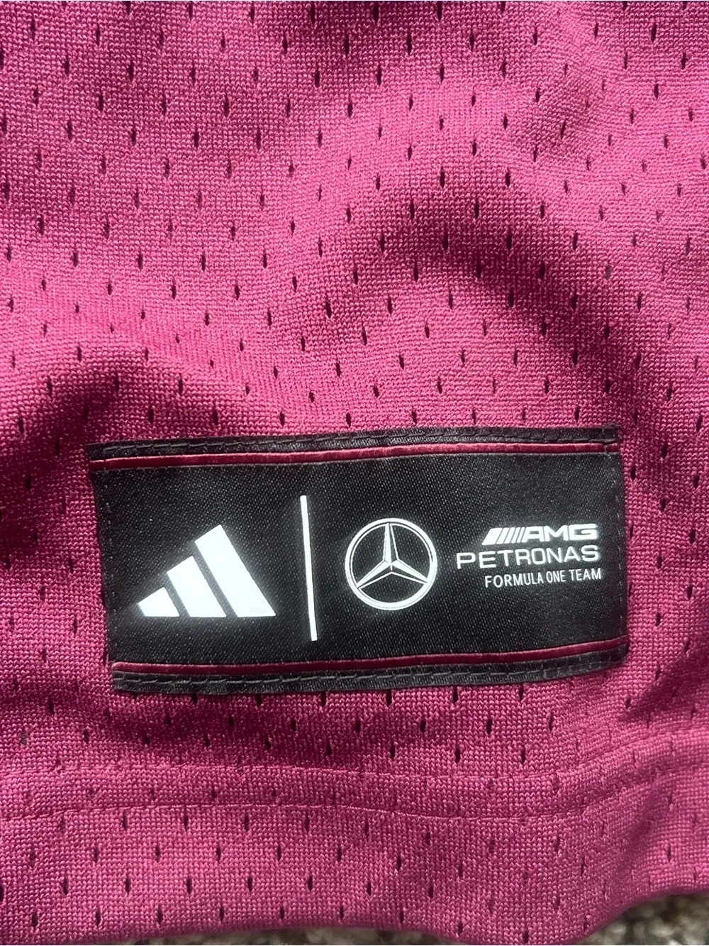 Adidas AMG Mercedes Petronas F1 Team Las Vegas Maroon Men’s Size XL KG4795